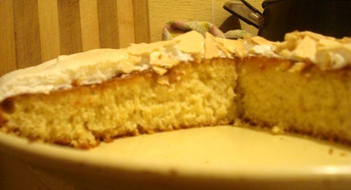 Быстрый пирог на кефире