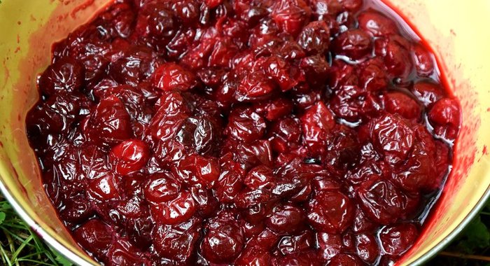 Вишневая начинка для пирога