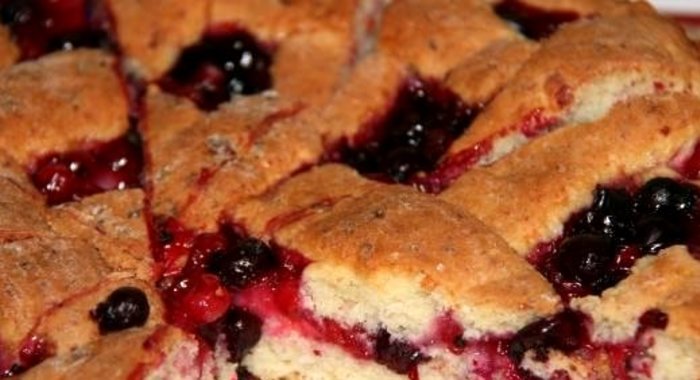 Пирог с ягодами