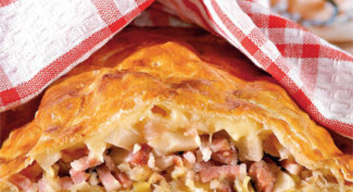 Швейцарский слоеный пирог