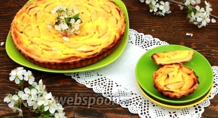 Яблочный пирог-киш