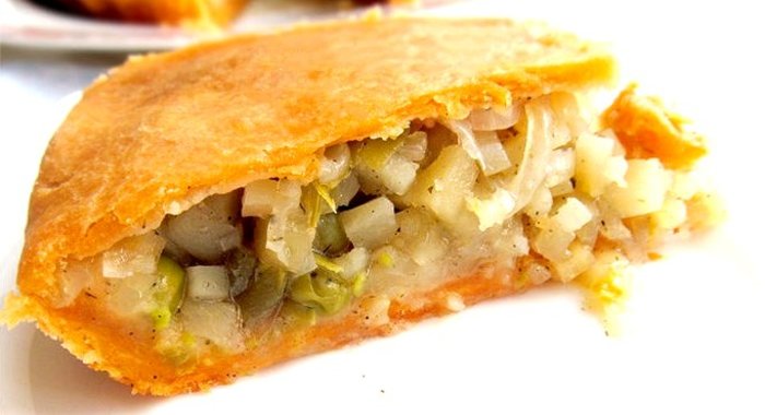 Постный картофельный пирог