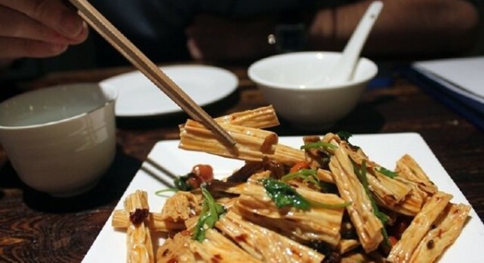 Салат со спаржей по-корейски