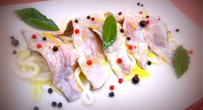 Кефаль маринованная