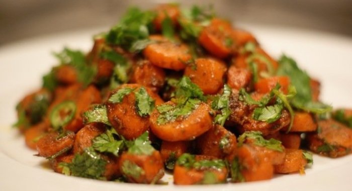 Марокканский салат из моркови