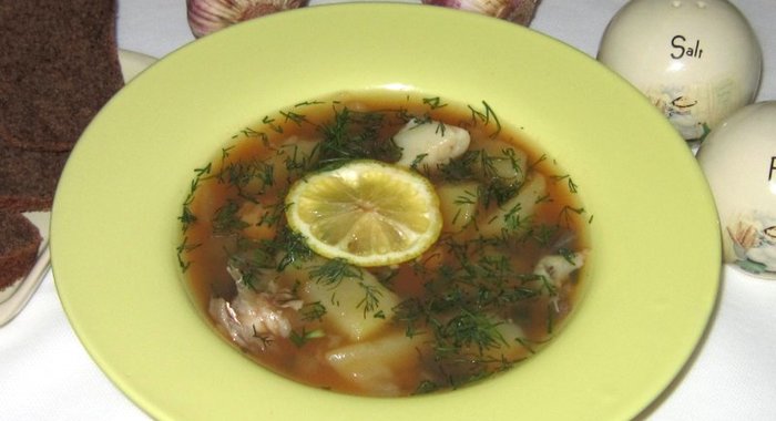 Уха из толстолобика