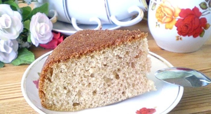 Пирог манник на кефире