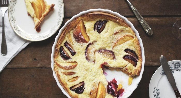 Клафути со сливами