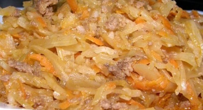 Ленивые голубцы ломтиками в духовке