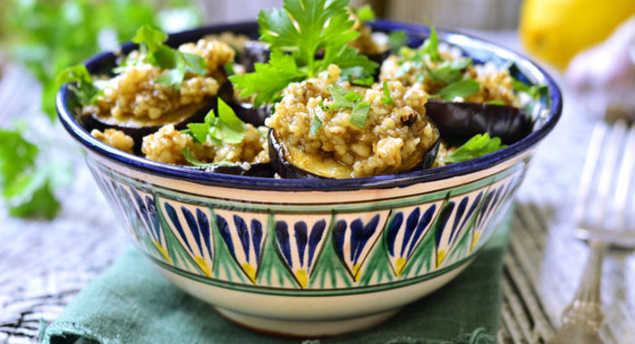 Баклажаны с орехами