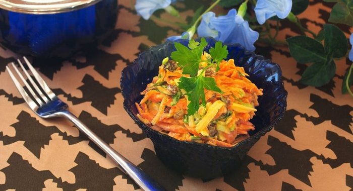 Салат с тертым сыром