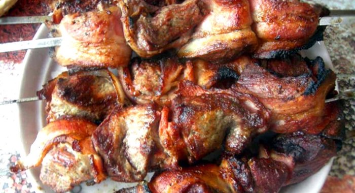 Шашлык из телятины по-кавказски