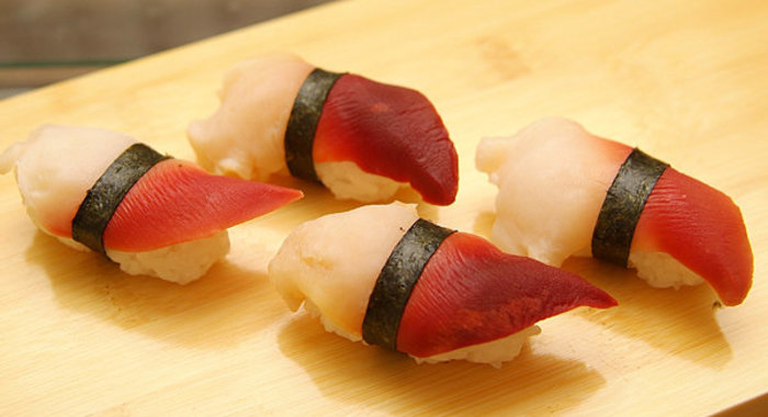 Нигири-суши с хоккигаем