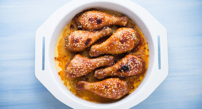 Куриные ножки в медовом соусе