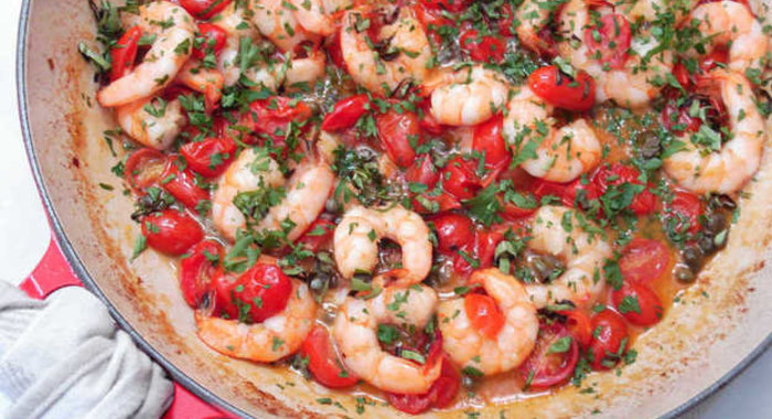 Креветки по-гречески