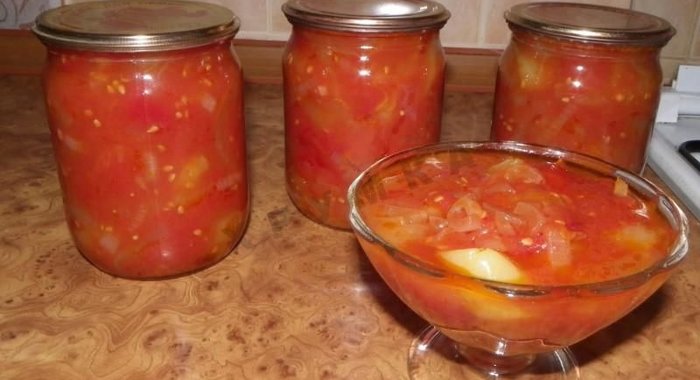 Лечо из помидоров и болгарского перца