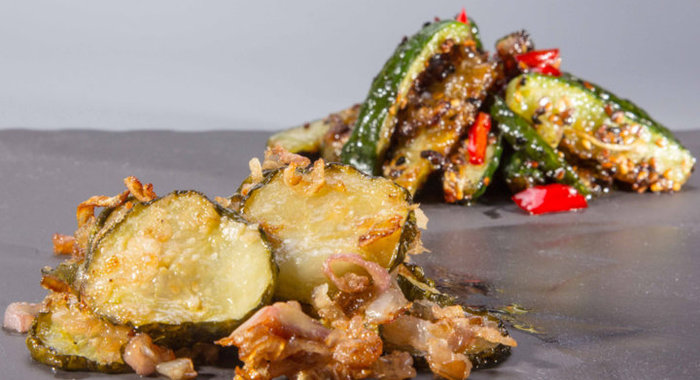 Жареные огурцы