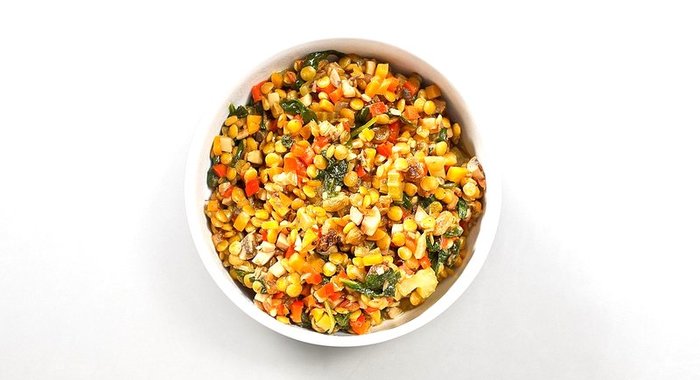 Чечевица с овощами