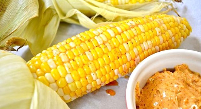 Кукуруза с соусом