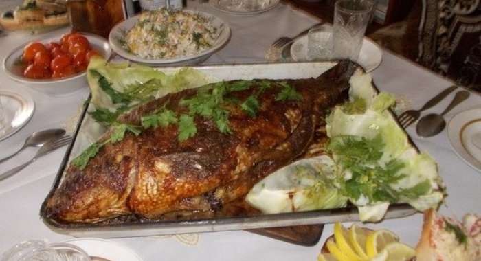 Запеченный карп