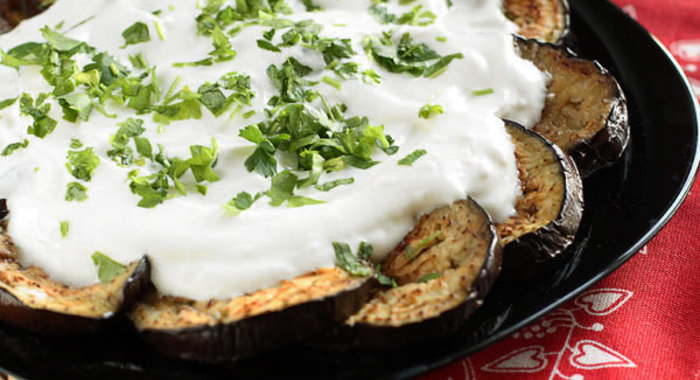 Баклажаны в йогурте