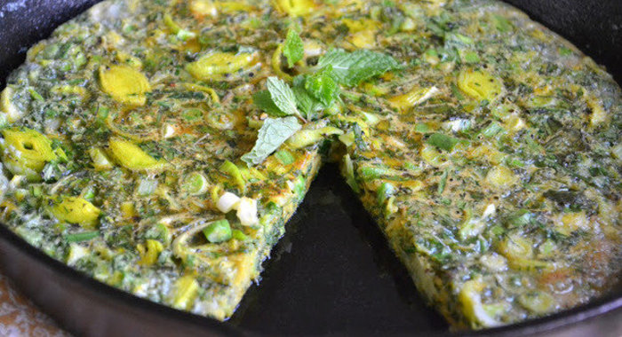 Фритатта с зеленью