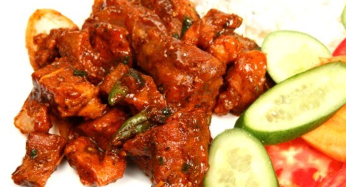 Ягнятина с чили и мятой