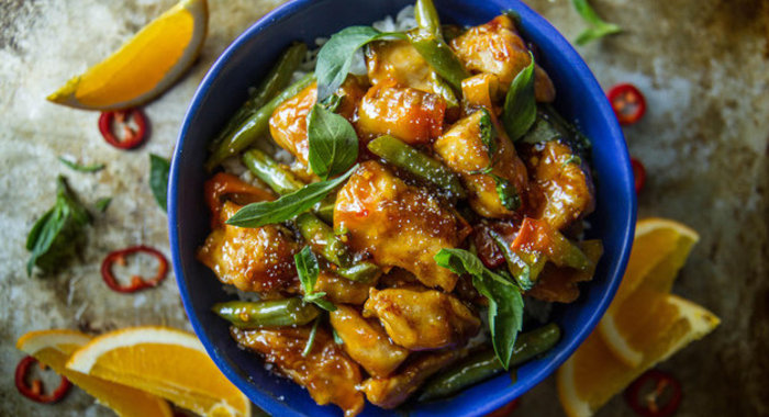 Курица в апельсиновом соусе