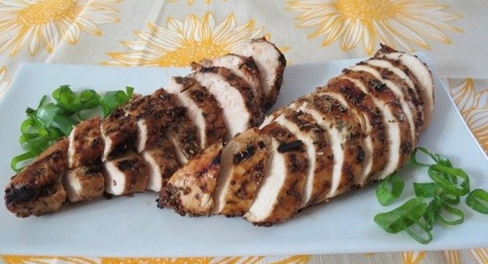 Жареная курица с бальзамическим соусом и дижонской горчицей
