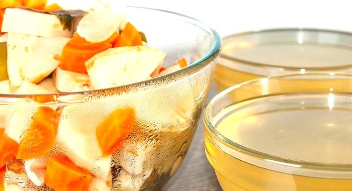 Овощной бульон простой