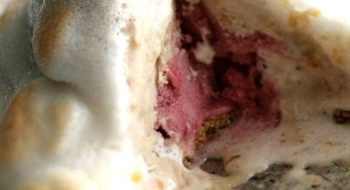 Праздничный торт с мороженым