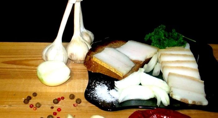 Засолка сала сухим способом