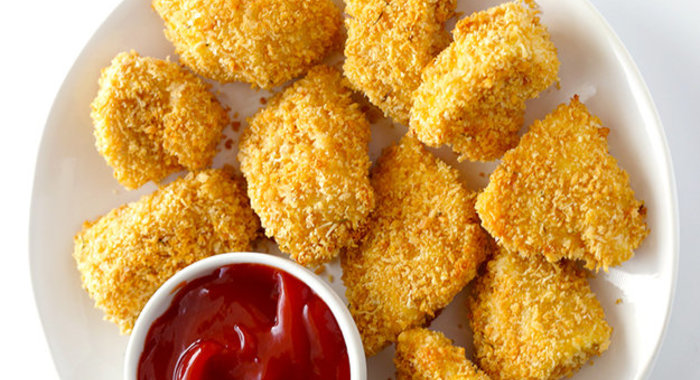 Куриные наггетсы с сырной корочкой