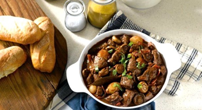 Мясо по‑бургундски