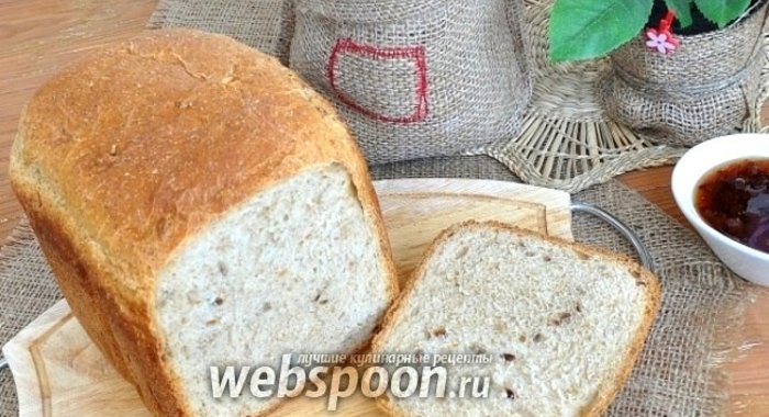 Хлеб с овсяными отрубями и семенами подсолнечника в хлебопечке