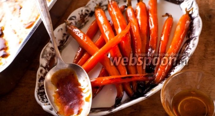 Морковь в сладкой глазури