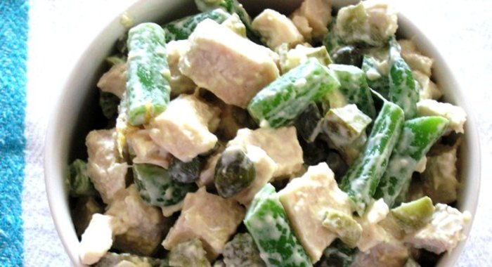 Французский куриный салат