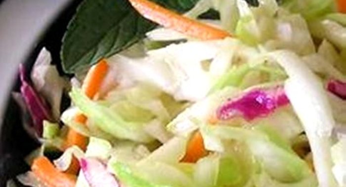 Оригинальный салат слау с пекинской капустой