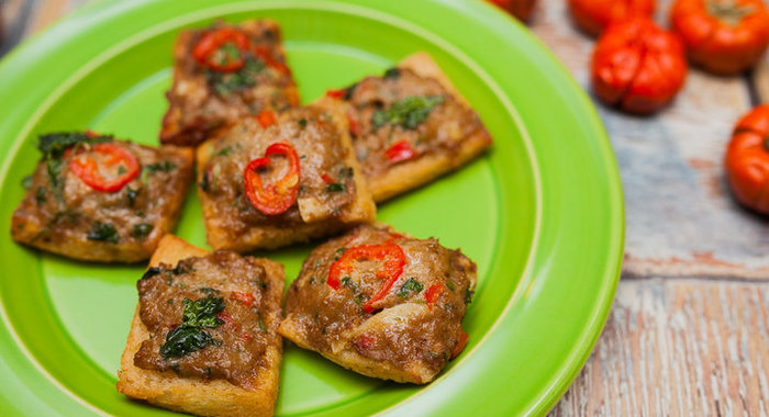 Китайские квадратики с фаршем