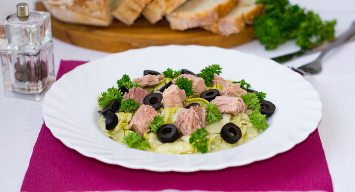 Салат из маринованных цуккини