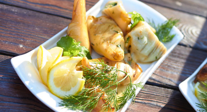 Фаршированные кальмары