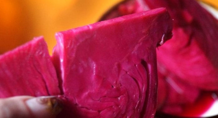 Капуста по-грузински со свеклой