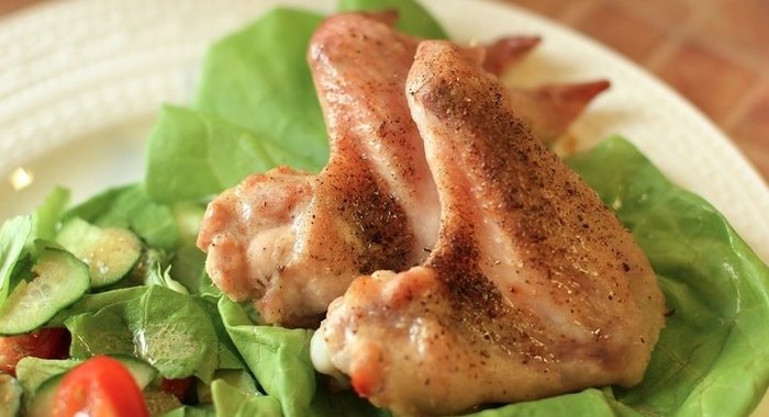 Куриные крылышки с соленым лимоном