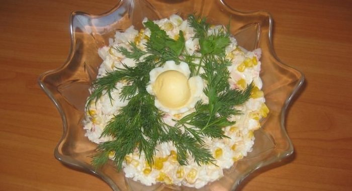Салат из крабовых палочек