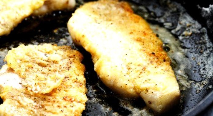 Морской окунь с чили