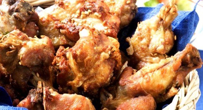 Жареная курица по‑южному