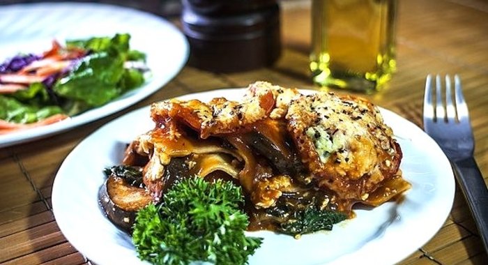 Лазанья с баклажанами