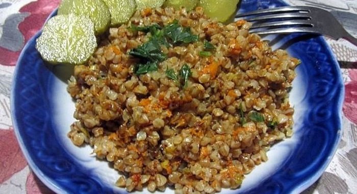 Гречневая каша с тыквой