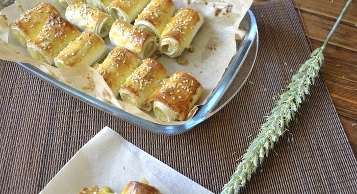 Лаваш с картофельным пюре