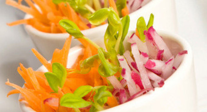 Салат из редиса и моркови по-китайски